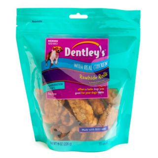 Dentley's Rawhide Chicken Rolls 13 count   Combination Chews    Rawhide & Chews