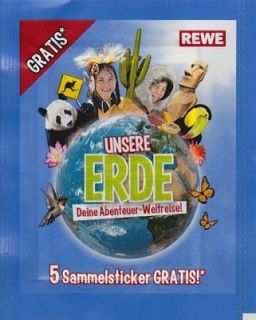 Rewe Unsere Erde 5/10/20/30/ 50 Sticker aussuchen Sammelsticker