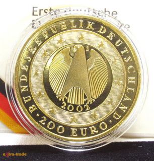 200 EURO GOLDMÜNZE WÄHRUNGSUNION °J° ST   2AWAL163