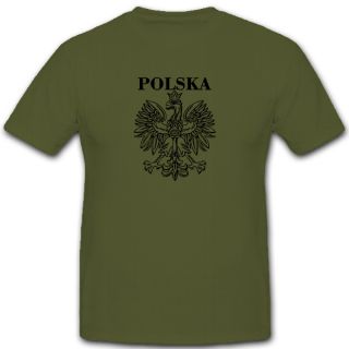 Polska Adler2 Polen Adler Wappen T Shirt *5346