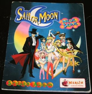 Sailor Moon Sticker Sammelalbum aus den 90ern mit Stickern Raritaet