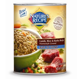 Nature's Recipe Easy to Digest Lamb & Rice Canned Dog Food   Sale   Dog