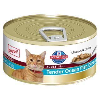 Hill's Science Diet Chunks & Gravy Tender Ocean Fish Dinner Cat Food   Sale   Cat