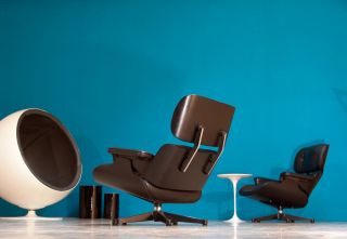 Charles Eames   Lounge Chair Vitra / Herman Miller black & black