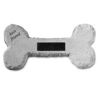 Best Friend Bone Shaped Personalized Memorial Stone   Pet Memorials   Dog