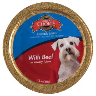 Grreat Choice Beef in Savory Juices Flavor Dog Food   Sale   Dog
