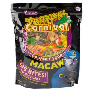 FM Brown's Tropical Carnival Gourmet Macaw Big Bites Food   5 lbs   Food   Bird
