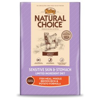 Nutro Natural Choice Adult Fish Meal, Whole Brown Rice & Potato Formula Dog Food   Dry Food   Food