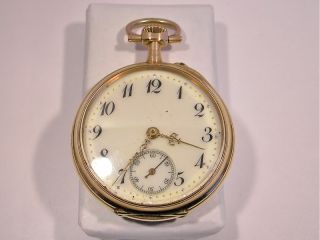 alte Taschen Uhr 585 er Gelbgold