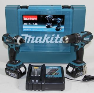 Makita DK1862X 6tlg LXT 18V Combi Set BHP456/BTD146