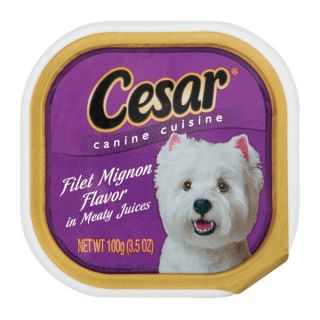 cesar canine cuisine Filet Mignon Flavor in Meaty Juices Dog Food   Sale   Dog