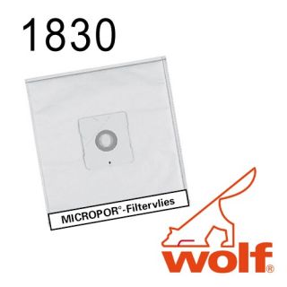 Wolf Staubsaugerbeutel Typ 1830 für Fakir, Privileg