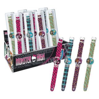 Monster High Armbanduhr Uhr Kinderuhr 4 versch.Motive wählbar NEU/OVP
