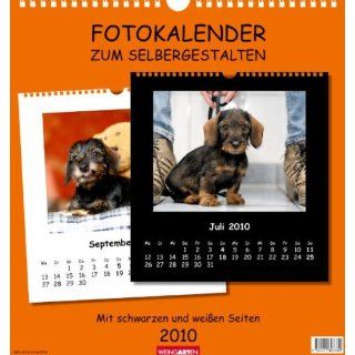 Fotokalender zum Selbergestalten 2010. Mit schwarzen und weißen