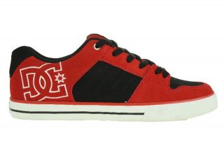 DC Shoes CHASE Skater Leder schwarz rot 302100
