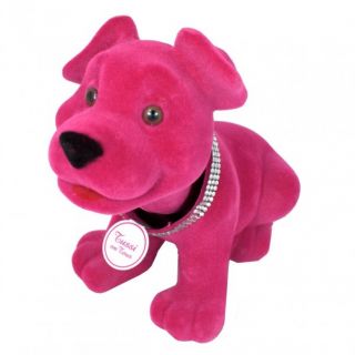 riesiger rosa Wackelhund   Tussi on Tour Wackelhündchen pink wie