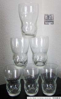 Stück Eckes GRANINI Exklusiv Gläser, 0,2 Liter Sahm. Höhe je Glas