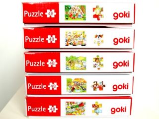 Goki Puzzle 48 Teile Holzpuzzle Holz versch. Motive
