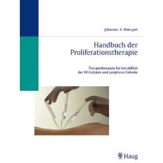 Handbuch der Proliferationstherapie Johannes R. Weingart