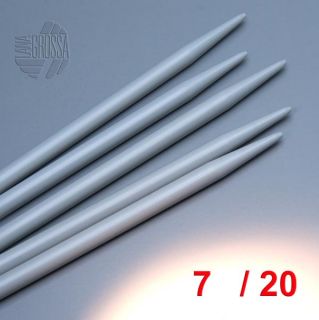 Lana Grossa Nadelspiel / Strumpfstricknadeln Kunststoff 20cm / 7,0mm