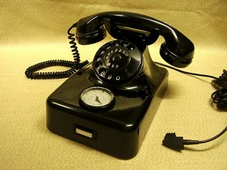 W48 GbAnz 55k altes Telefon Bakelit Post Telephone W 48