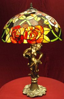 TISCHLAMPE FLOWER FAIRY TIFFANY LAMPE