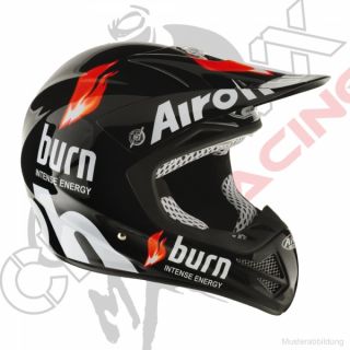 Airoh Stelt Easy Helm Burn Gr. L (59 60) Motocross Enduro Helm