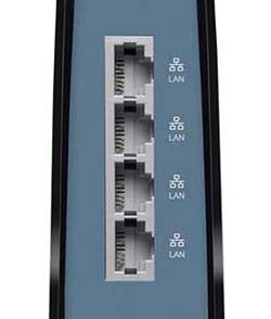 Belkin Smart TV Link Universal WLAN Internet Adapter (4 Port) schwarz