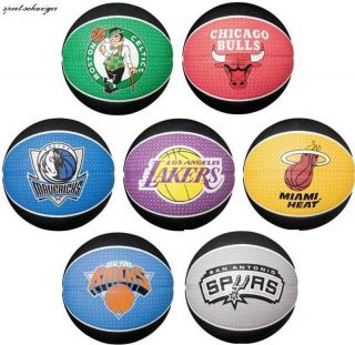 Spalding NBA Basketball Team Ball Lakers,Dallas,Chicago,San Antonio