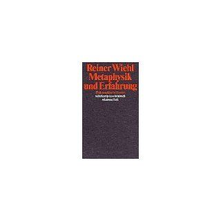 Metaphysik und Erfahrung Philosophische Essays (suhrkamp taschenbuch