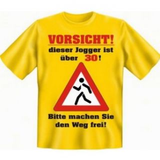 Zum 30. Geburtstag Jogger Sprüche Tshirt   Vorsicht Dieser Jogger