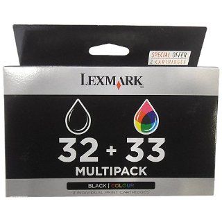 Lexmark 80D2951 32 / 33 Tintenpatrone schwarz und dreifarbig