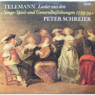 Telemann Lieder aus den Singe Spiel und Generalbaßübungen 1733 34