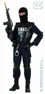 SWAT Undercover Agent Polizist Kinder Kostüm Police CIA