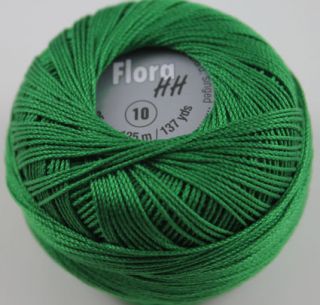 Flora 10 uni Häkelgarn Stärke 10 Gründl Wolle 100% Baumwolle 25 g