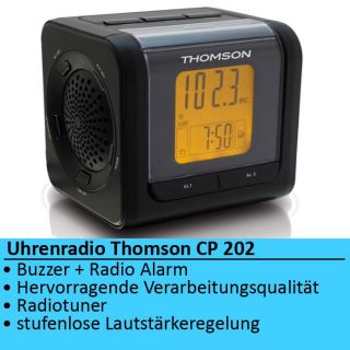 Neu Uhrenradio Radio Radiowecker Wecker Thomson CP 202