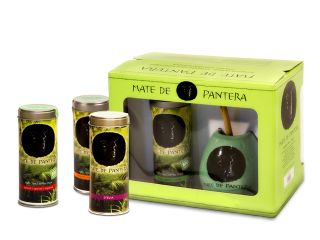 Mate de Pantera   Mate Tee Set 3 +1, mit Stevia