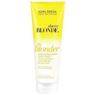 John Frieda Sheer Blonde Go Blonder Farb Aufhellender Conditioner, 3er