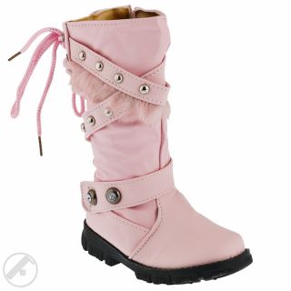 Mädchen Stiefel Gefüttert Schuhe Kinder NEU Herbst Winter BOOTS TOP