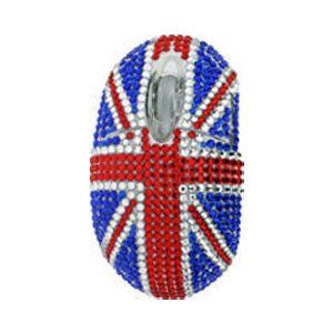 USB Union Jack Diamante Mouse Elektronik