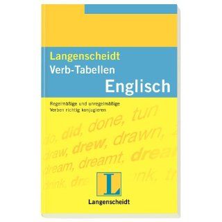Langenscheidts Verb Tabellen, Englisch Angela Einberger