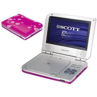 Scott DPX 765 Love Tragbarer DVD Player (17,8 cm (7 Zoll) LCD Monitor