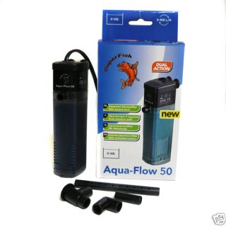 Aquarium Innenfilter regelbar bis 100 l/h Aqua Flow 50
