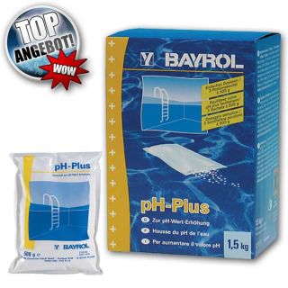 Bayrol 1,5kg PH Plus Granulat PH Heber (1kg/7,93€)