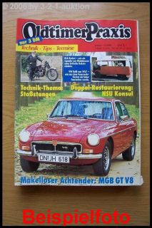 Oldtimer Praxis 1/94 MGB GT V8 VW Bulli Bsa Nsu