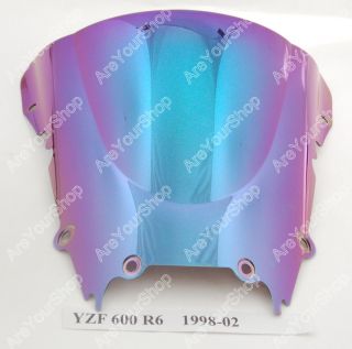 Windschutzscheibe Yamaha YZFR6 98 02 YZF R6 600 Iridium