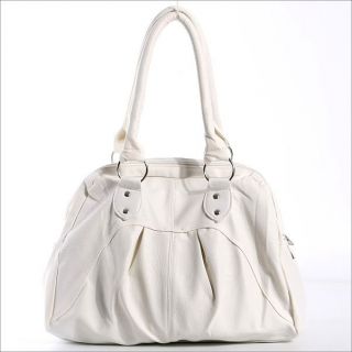 Handtasche Damentasche Tasche Schultertasche Shopper Bag Weiß