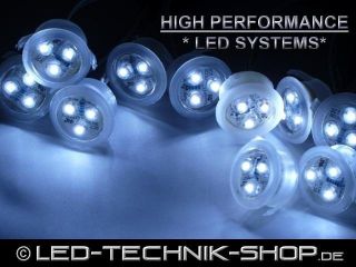 LED Sternenhimmel IP66 wasserdicht 100 Strahler Spots 300 LED weiss