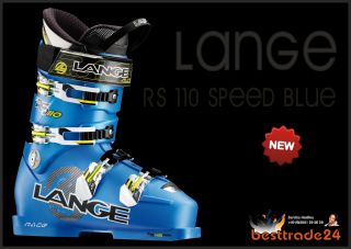 LANGE RS 110 SPEED BLUE Rennfahrer Skischuhe Ski Boots MP 27,5 EU 42,5