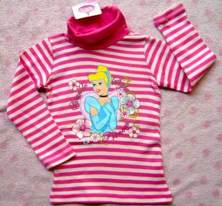 Princess Cinderella LA  Shirt Rolli Gr. 98 104 110 116 122 Neu